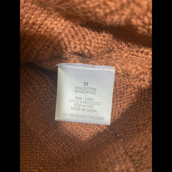 Hippie Rose Women's Sweater Dusty Copper - Picture 7 of 7